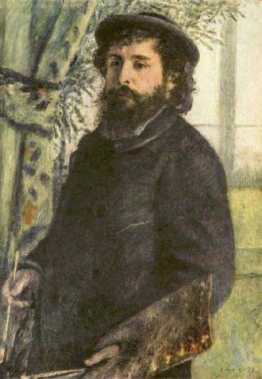 Pierre-Auguste Renoir Portrait of Claude Monet, oil painting picture